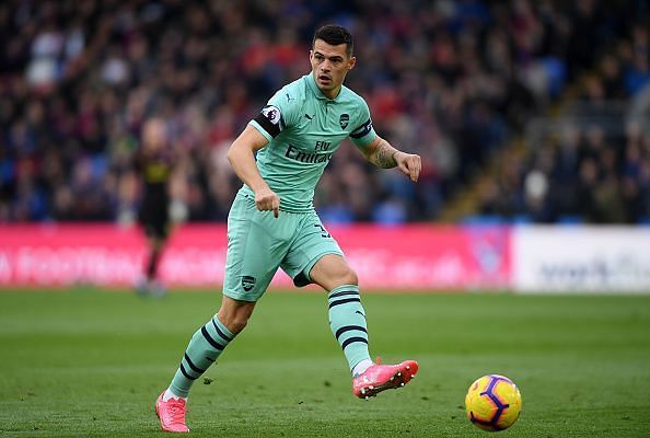 Xhaka scored a wonderful free-kick against the Eagles