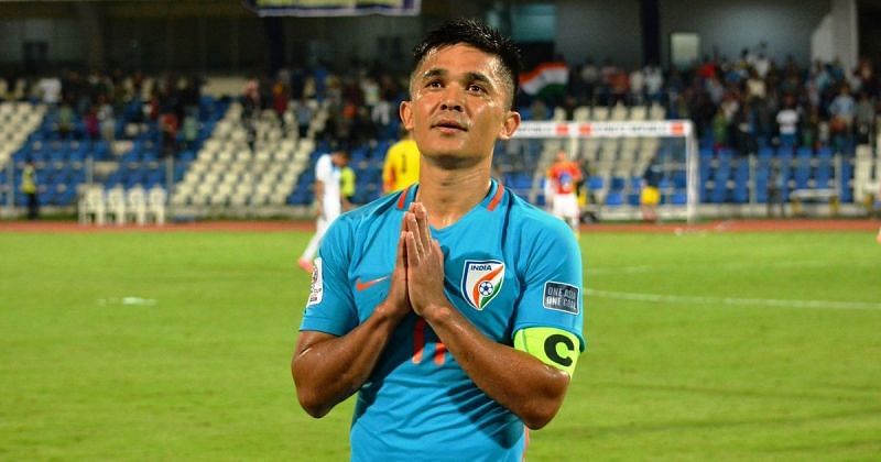 Sunil Chhetri will need to bring out his best against China.