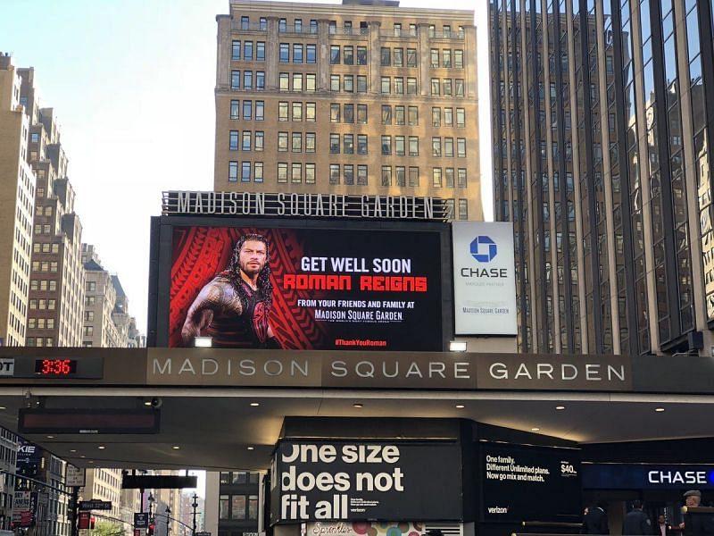 Madison Square Garden&#039;s shows it&#039;s respect for the WWE Superstar