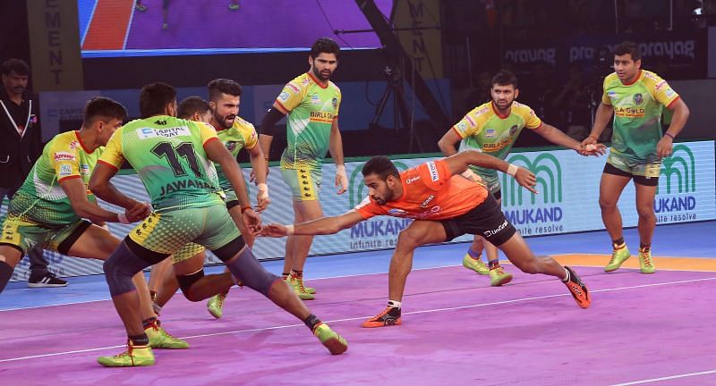 Patna Pirates looked a solid defensive on Saturday night, especially Jaideep