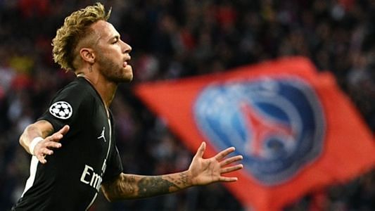 Neymar in action for PSG