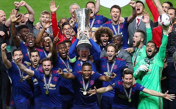 United won the Europa League in Mou&#039;s first season