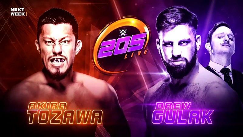 Drew Gulak will have his first match since failing to defeat Cedric Alexander for the Cruiserweight Championship.