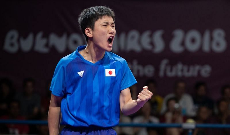 Silver medalist Tomokazu Harimoto of Japan (Image Courtesy: IOC)