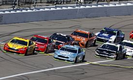 The Latest: Elliott wins at Kansas to roll into next round