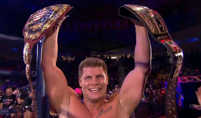 Cody now holds championship gold in ROH, NWA, and NJPW