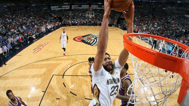 Anthony scored 53 points as the Pelicans beat Suns. Credits: NBA