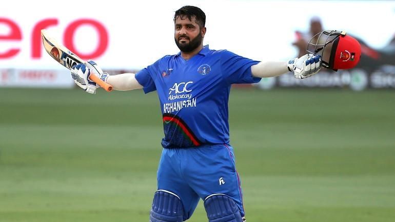 Mohammad Shahzad with his trademark celebration