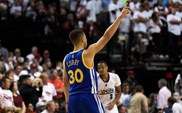 Curry exploded for 17 points in overtime