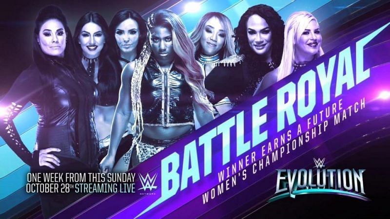 The winner of this Sunday&#039;s Battle Royal at WWE Evolution receives a future title shot
