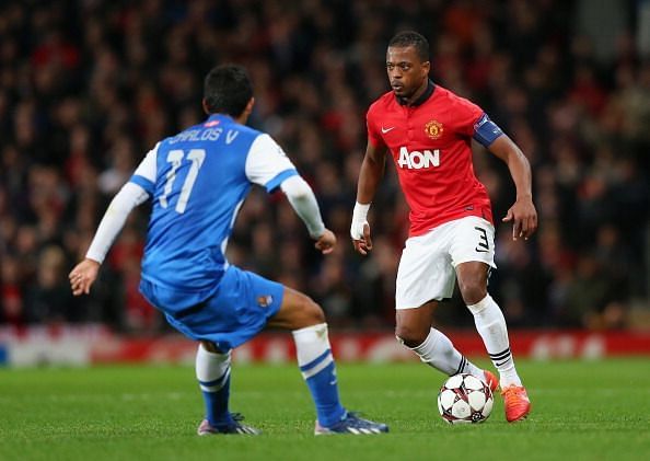 Patrice Evra was the best left-back in the world in his prime