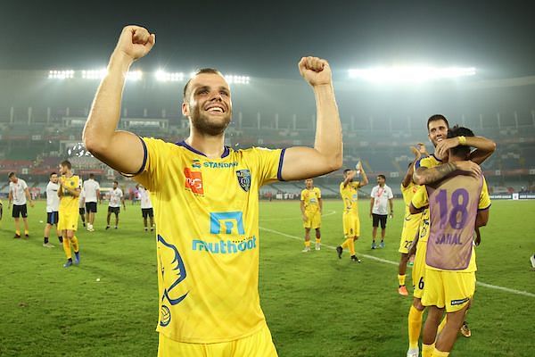 Poplatnik would be rearing to get on the pitch again as the Blasters face Delhi Dynamos (Image Courtesy: ISL)