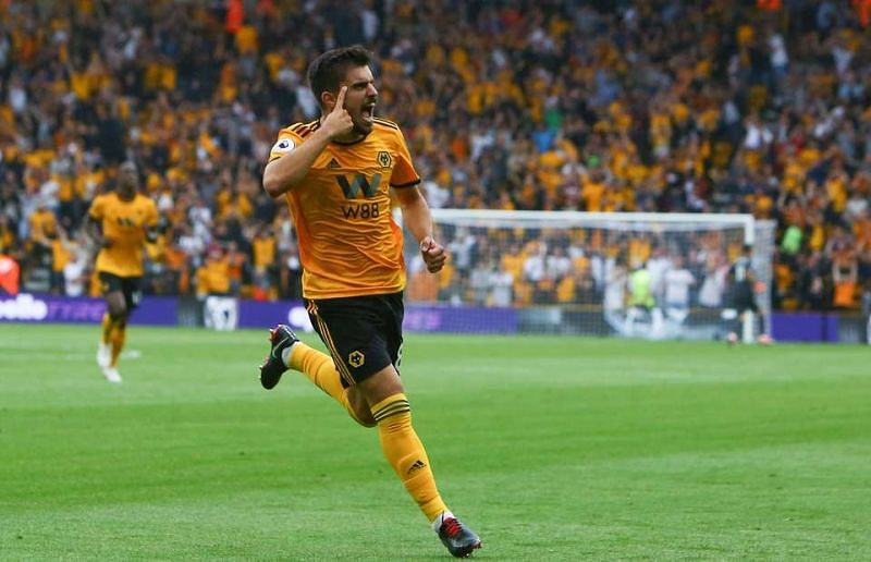 Ruben Neves scored fabulously from a free kick against Everton in the opening fixture