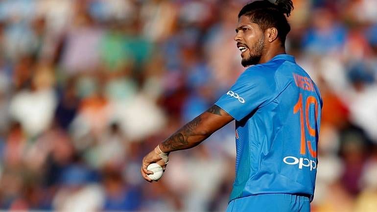 Umesh Yadav - Not the best of choices to bowl the last over (Image courtesy: moneycontrol.com)