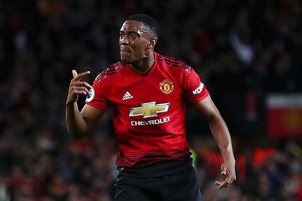 Martial scored a brace