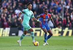 Fans react to Aubameyang's social media activity after being subbed off in Crystal Palace draw