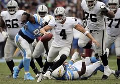 Beast Mode denied: Raiders throw end-zone INT from Bolts' 1