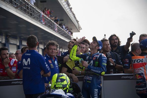 Valentino Rossi at the MotoGP Of Thailand - Qualifying