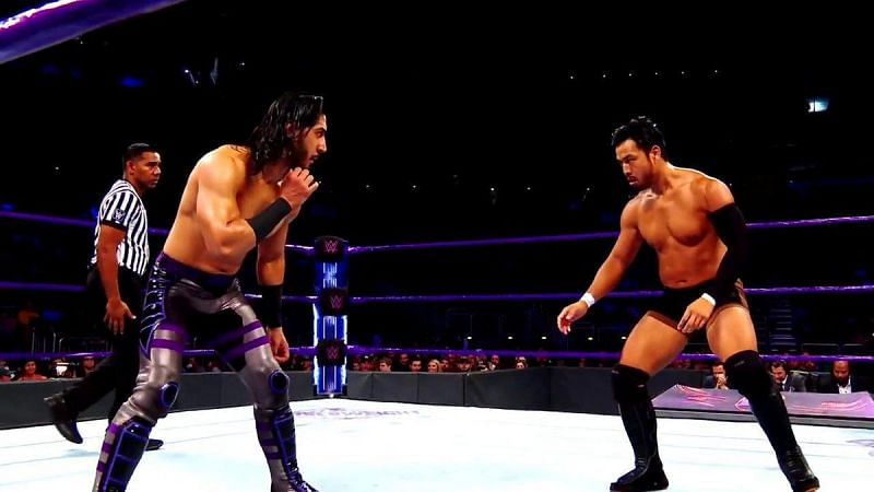 Hideo Itami and Mustafa Ali looked to end their rivalry with one final destructive meeting.