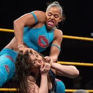 Bianca competing against Cross