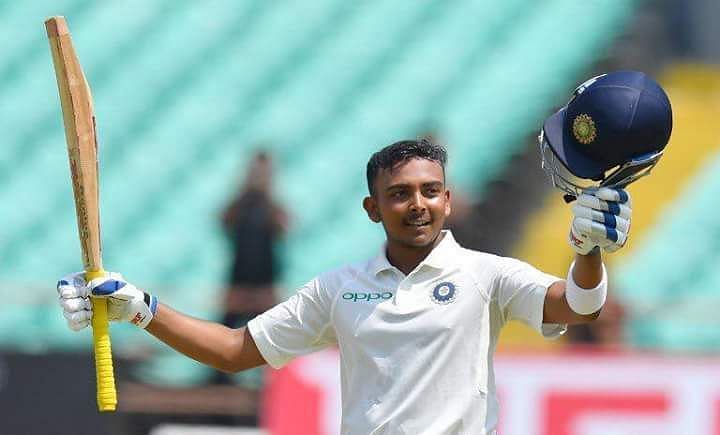 * Prithvi Shaw becomes youngest batsman to score a century on debut