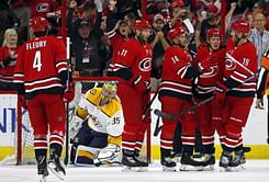 Johansen's 2 goals lead Predators past Hurricanes