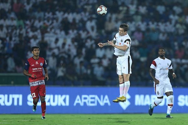 Fernando Gallego put up a spirited performance for his team to earn a draw for his side (Image Courtesy: ISL)