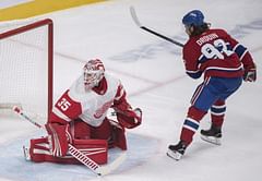 Drouin scores 2 to lead Canadiens in 7-3 win over Red Wings