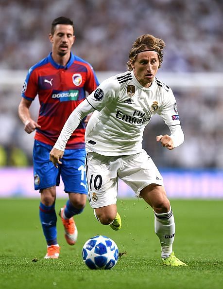 Modric will have to be at his best today at Camp Nou