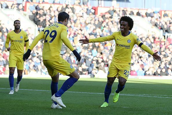 Willian was again on the scoresheet at the weekend