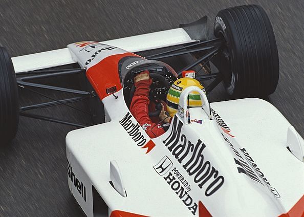 Senna&#039;s McLaren at the Grand Prix of Monaco