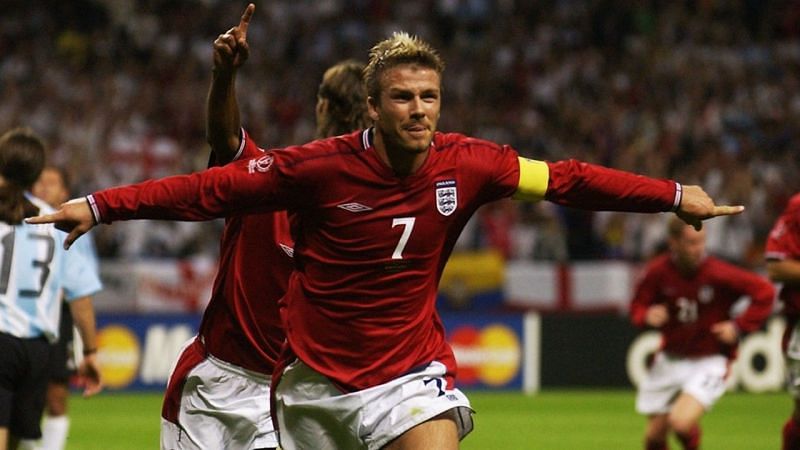 Beckham banishes the ghosts of 1998 versus Argentina at the 2002 World Cup