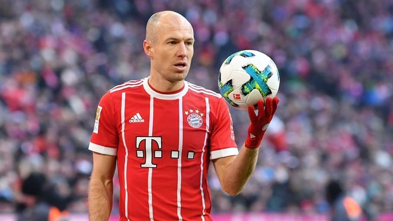 Robben was a Real Madrid player before moving to Bayern Munich