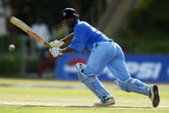Mohammad Kaif of India on his way to a century in the ICC CT in 2002