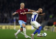 Marko Arnautović in action against Brighton & Hove Albion