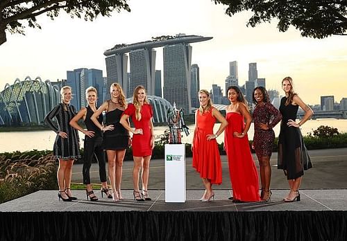 The eight competitors for the WTA Finals 2018