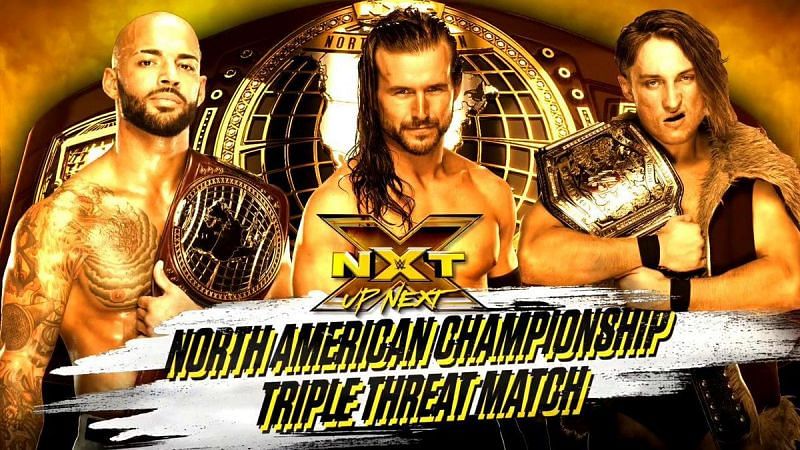 NXT Title Triple Threat match!