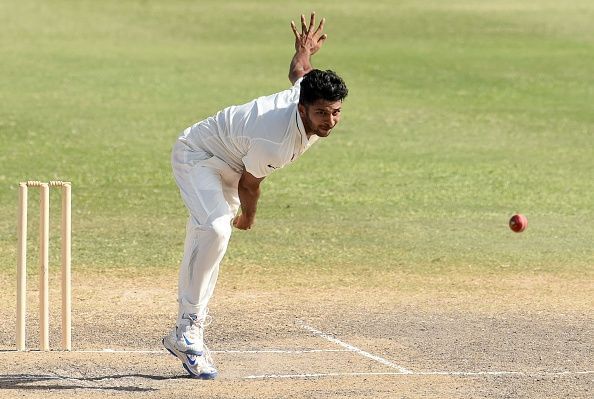 Debutant Shardul Thakur walks off the field with groin issues