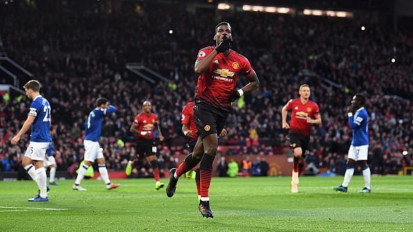 Pogba had one of his best games so far this season
