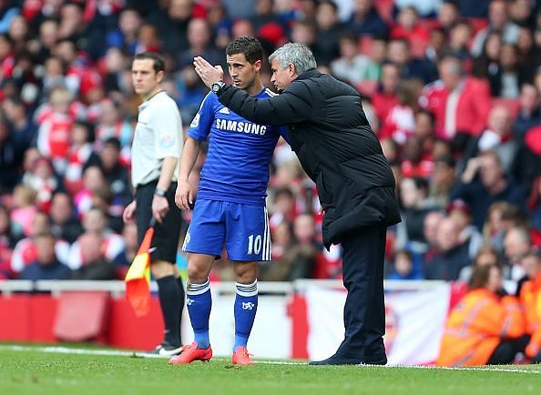 Eden Hazard says he wants to works with Mourinho again