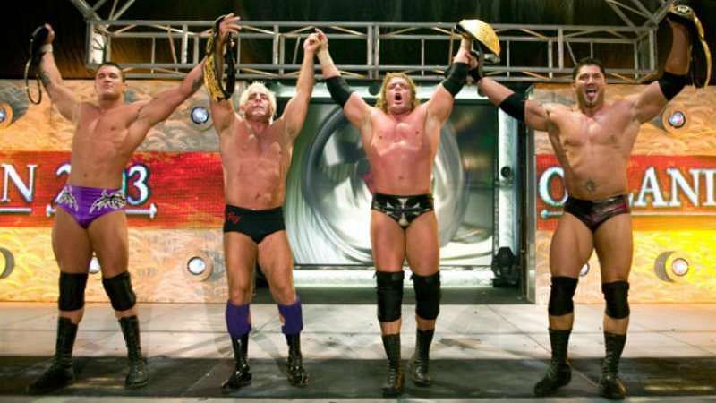 Evolution dominated WWE from 2003-2005
