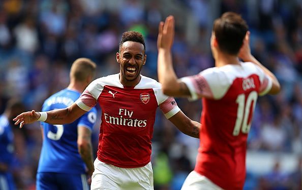 Aubameyang and Ozil are likely to be deployed as wingers