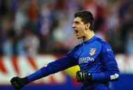 Courtois spent three seasons on loan at Atletico Madrid