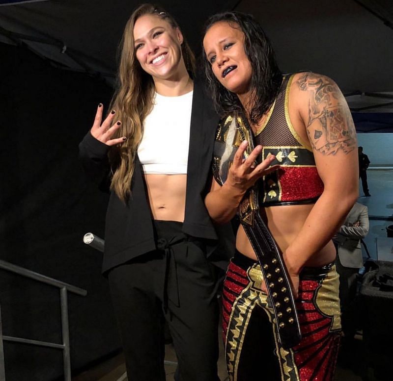 Ronda Rousey and Shayna Baszler will be uniquely situated to cross paths at Evolution.
