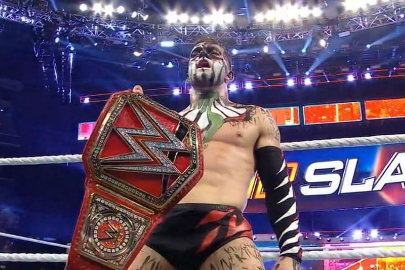Finn Balor holds the WWE Universal Championship
