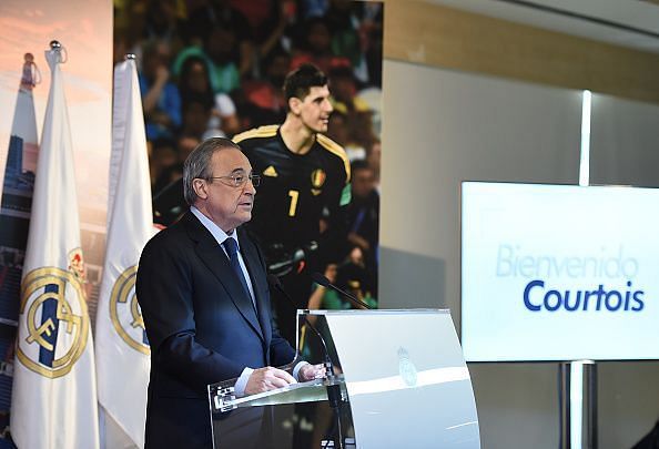 Real Madrid Unveil New Signing Thibaut Courtois