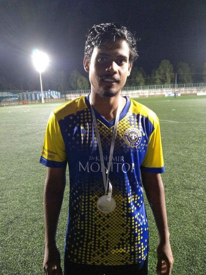 Ritwik Kumar Das was the standout performer in the I-league second division for Real Kashmir FC