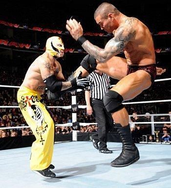 Two old-time rivals Orton and Mysterio may open the show.