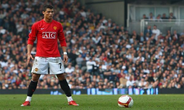 Cristiano Ronaldo scored 11 free-kick goals in his time at Manchester United
