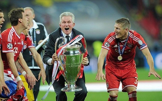 Bayern won the treble under Jupp Heynckes in 2013